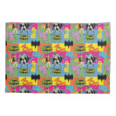 Batman en Robin | Action Handshake Pattern Kussensloop (Achterkant)