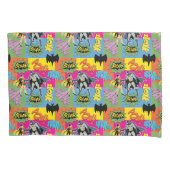 Batman en Robin | Action Handshake Pattern Kussensloop (Voorkant)