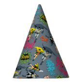 Batman en Robin Action Pattern Feesthoedjes (Rechts)