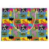 Batman en Robin Action Pattern Groot Cadeauzakje (Voorkant)