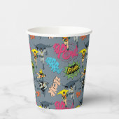 Batman en Robin Action Pattern Papieren Bekers (Links)