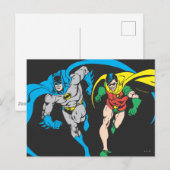Batman en Robin Briefkaart (Voorkant / Achterkant)