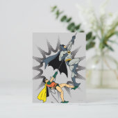 Batman en Robin Climate b Briefkaart (Staand voorkant)