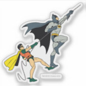 Batman en Robin Climate b Sticker (Voorkant)