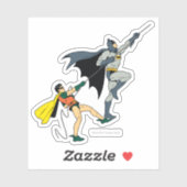 Batman en Robin Climate b Sticker (Vel)