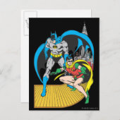 Batman en Robin Escape Briefkaart (Voorkant / Achterkant)