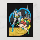 Batman en Robin Escape Briefkaart (Voorkant)
