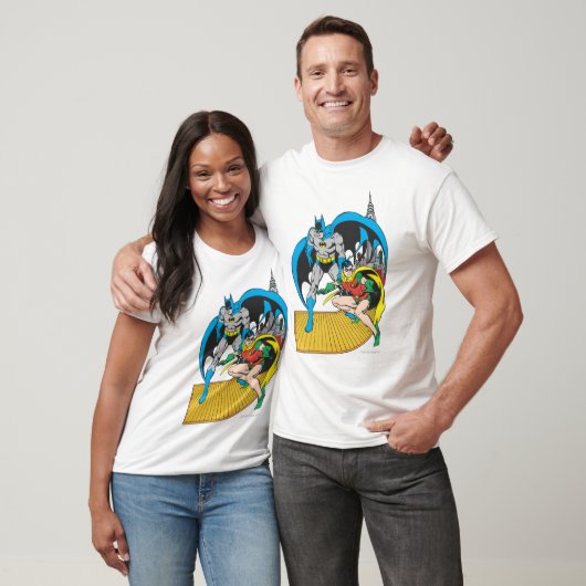 Batman en Robin Escape T-shirt (Unisex)