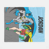 Batman en Robin Fleece Deken (Voorkant (Horizontaal))