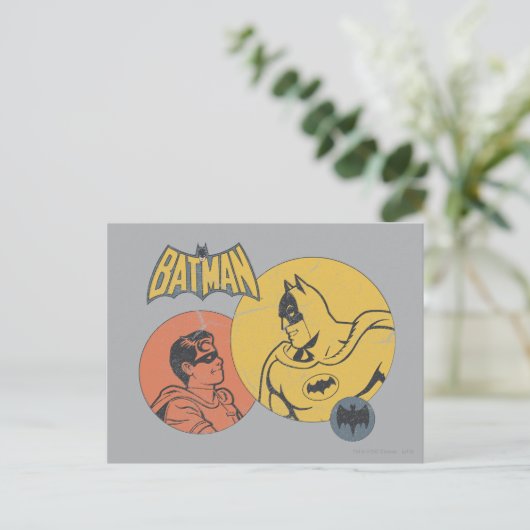 Batman en Robin Graphic - nood Briefkaart (Staand voorkant)