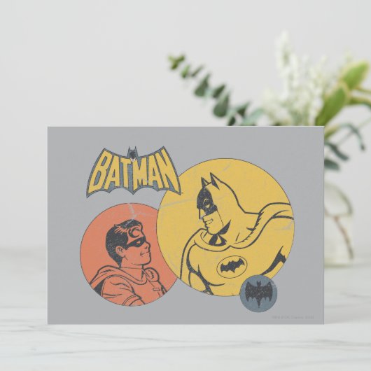 Batman en Robin Graphic - nood Kaart (Staand voorkant)