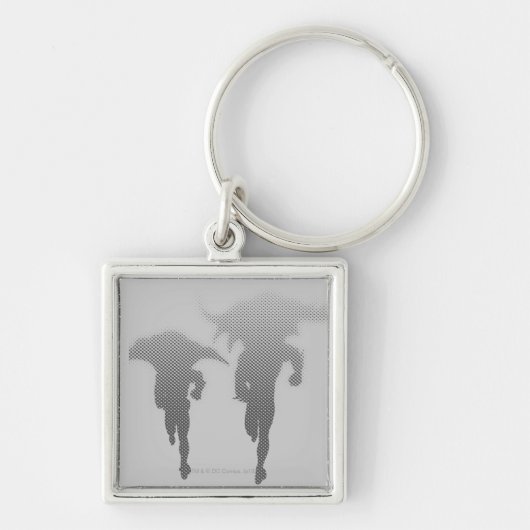 Batman en Robin Halftone gradiënt Sleutelhanger (Voorkant)