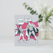 Batman en Robin Handshake in nood Briefkaart (Staand voorkant)