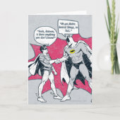 Batman en Robin Handshake Kaart (Voorkant)