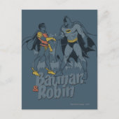 Batman en Robin hebben grafische problemen Briefkaart (Voorkant)