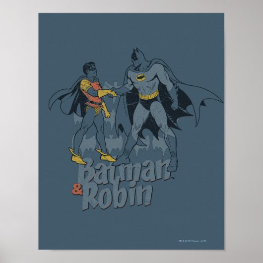 Batman en Robin hebben grafische problemen Poster (Voorkant)