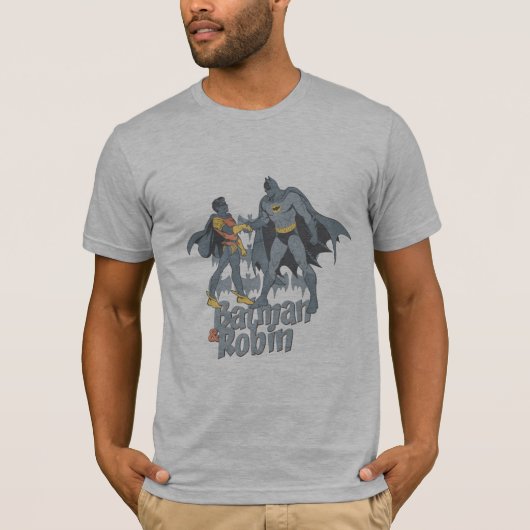 Batman en Robin hebben grafische problemen T-shirt (Voorkant)