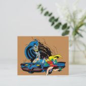 Batman en Robin in Batcave Briefkaart (Staand voorkant)