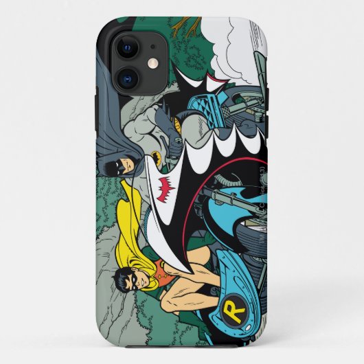Batman en Robin in Batcycle Case-Mate iPhone Case (Achterkant)