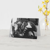 Batman en Robin in Batcycle Kaart (Gele Bloem)