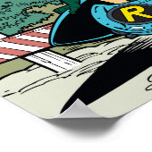 Batman en Robin in Batcycle Poster (Hoek)