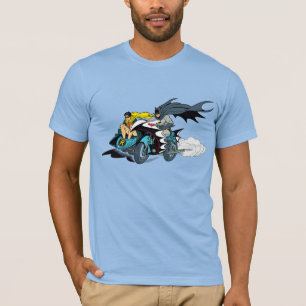 Batman en Robin in Batcycle T-shirt