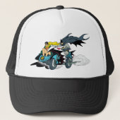 Batman en Robin in Batcycle Trucker Pet (Voorkant)