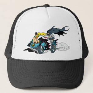 Batman en Robin in Batcycle Trucker Pet