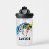 Batman en Robin | Jouw namen toevoegen Waterfles (Voorkant)