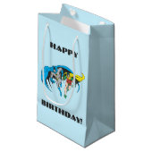 Batman en Robin Klein Cadeauzakje (Voorkant Gekanteld)