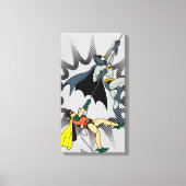 Batman en Robin Klim Canvas Afdruk (Voorkant)