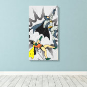 Batman en Robin Klim Canvas Afdruk (Insitu (Houten vloer))