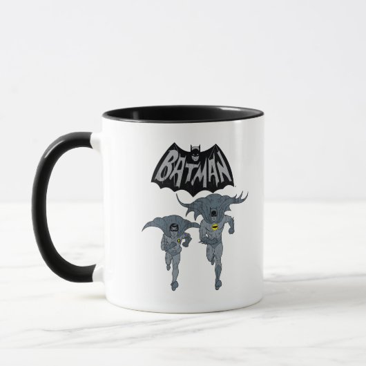 Batman en Robin met Logo-depressie Mok (Links)