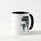 Batman en Robin met Logo-depressie Mok (Voorkant rechts)