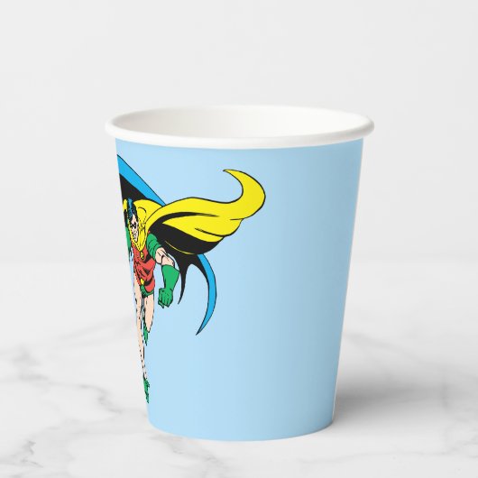 Batman en Robin Papieren Bekers (Achterkant)