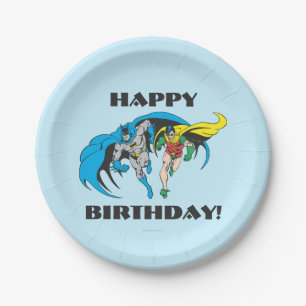 Batman en Robin Papieren Bordje