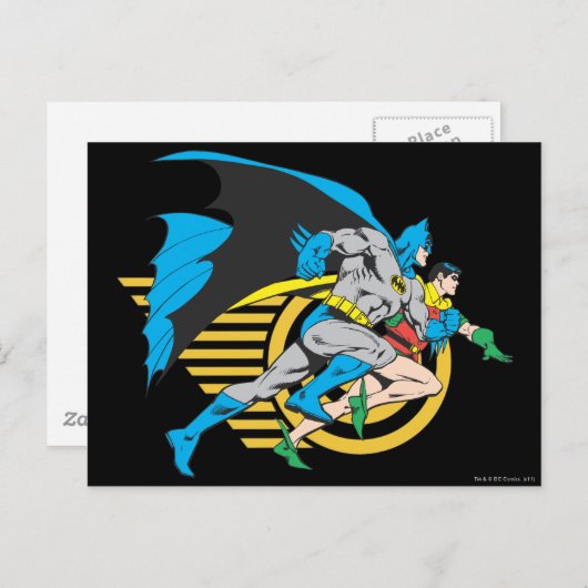 Batman- en Robin-profiel Briefkaart (Voorkant / Achterkant)