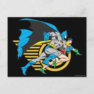 Batman- en Robin-profiel Briefkaart