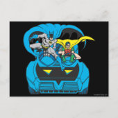 Batman en Robin Ride Batmobile Briefkaart (Voorkant)