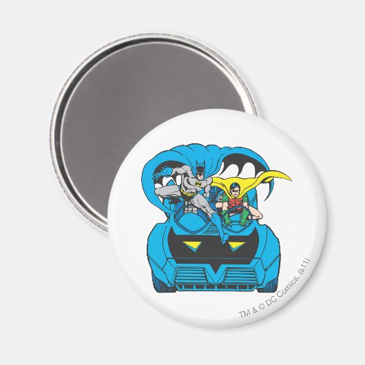 Batman en Robin Ride Batmobile Magneet (Voorkant / Achterkant)