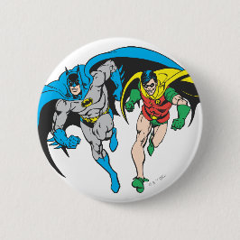 Batman en Robin Ronde Button 5,7 Cm