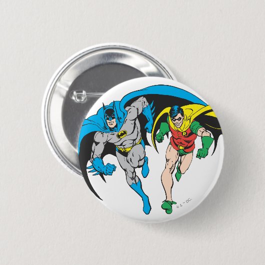 Batman en Robin Ronde Button 5,7 Cm (Voorkant /achterkant)