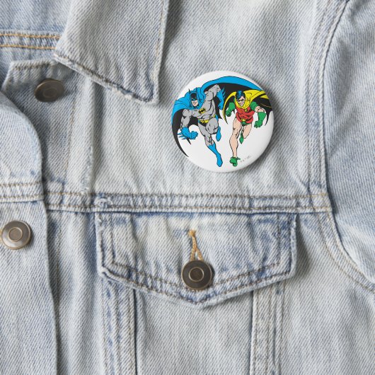 Batman en Robin Ronde Button 5,7 Cm (In situ)