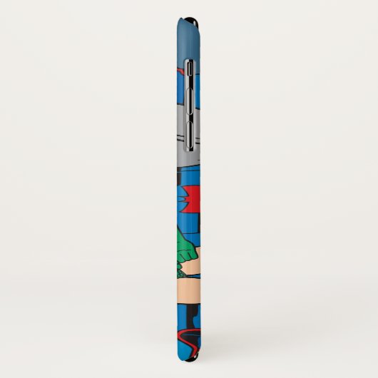 Batman en Robin Running Case-Mate iPhone Case (Achterkant/links)