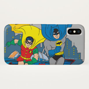Batman en Robin Running iPhone X Hoesje