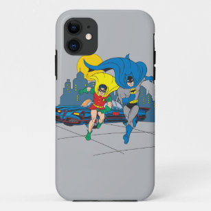 Batman en Robin Running iPhone 11 Hoesje