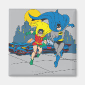 Batman en Robin Running Magneet (Voorkant)