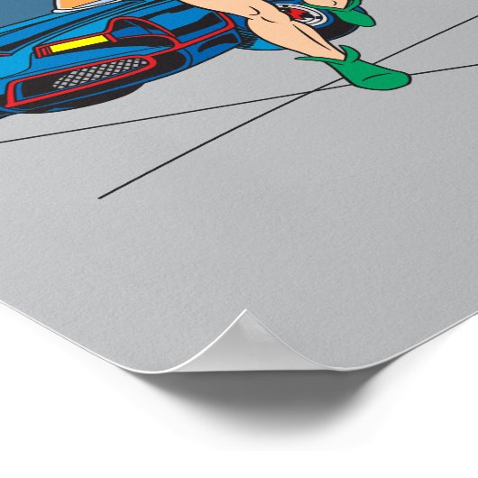 Batman en Robin Running Poster (Hoek)