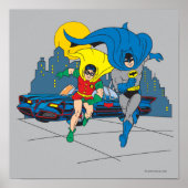 Batman en Robin Running Poster (Voorkant)