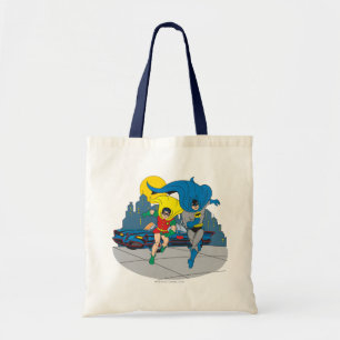 Batman en Robin Running Tote Bag